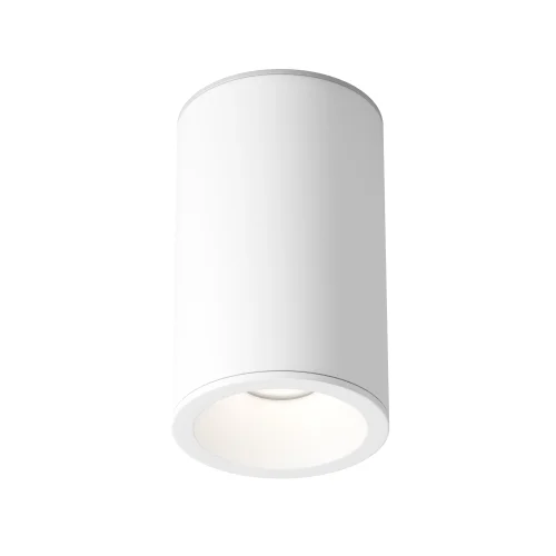 Светильник накладной Zoom C029CL-01-S-W Maytoni белый 1 лампа, основание белое в стиле хай-тек современный круглый