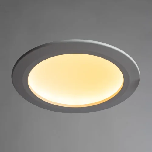 Светильник точечный LED RIFLESSIONE A7016PL-1WH Arte Lamp белый 1 лампа, основание белое в стиле модерн  фото 2