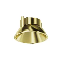 Декоративная рамка отражатель Alfa LED Ring8-10W-RD-BS Maytoni на 1 , основание латунь в стиле современный хай-тек 