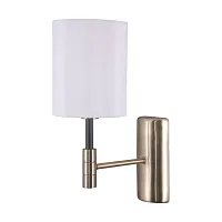 Бра Mulazzo OML-57501-01 Omnilux белый 1 лампа, основание бронзовое в стиле классический 