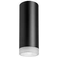 Светильник накладной Rullo R48730 Lightstar чёрный 1 лампа, основание чёрное в стиле хай-тек современный круглый