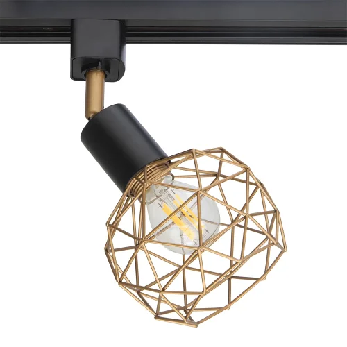 Трековый светильник однофазный Sospiro A6141PL-1GO Arte Lamp золотой для шинопроводов серии Sospiro