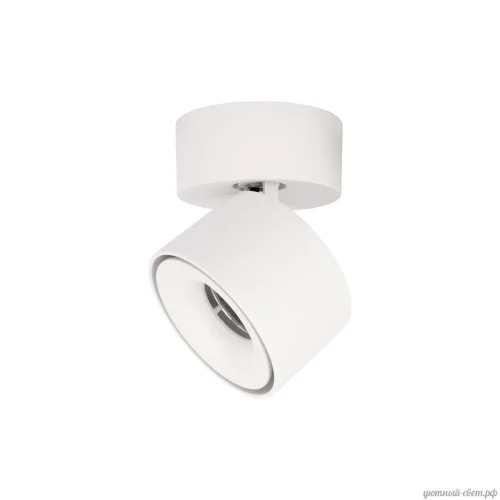 Светильник накладной LED Focus 10323/A White LOFT IT белый на 1 лампу, основание белое в стиле современный хай-тек круглый