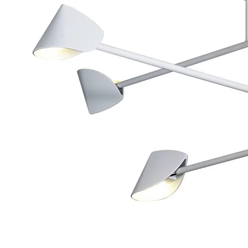 Люстра потолочная LED Capuccina 7570 Mantra белая на 1 лампа, основание белое в стиле современный хай-тек  фото 2