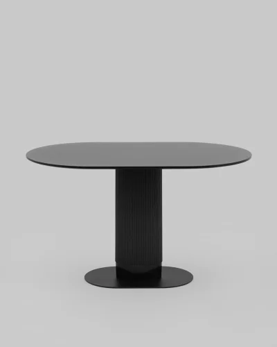 Стол обеденный Mystery 130*80 черный, столешница УТ000039508 Stool Group столешница чёрная из мдф фото 6