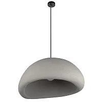 Светильник подвесной Stone 10252/800 Grey LOFT IT серый на 1 лампу, основание чёрное в стиле современный 