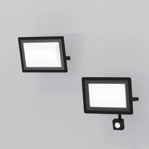 Прожектор LED Flood FL001-L50B4K Maytoni уличный IP чёрный на 1 лампу, плафон прозрачный в стиле современный хай-тек LED фото 9