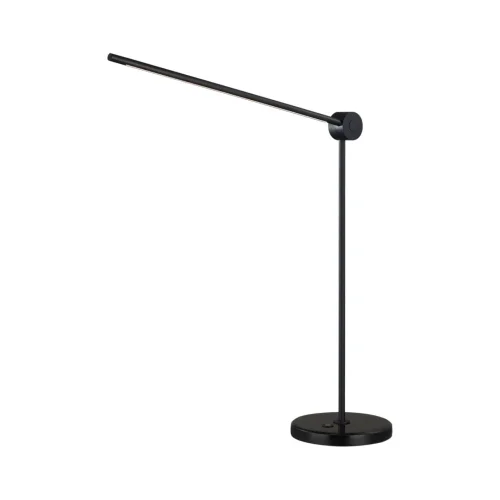Настольная лампа офисная LED Foden 7101/12TL Odeon Light чёрная на 1 лампу, основание чёрное металл в стиле минимализм фото 4
