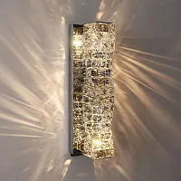 Бра LED Milunia APL.050.01.10 Aployt прозрачный на 1 лампу, основание хром в стиле современный 
