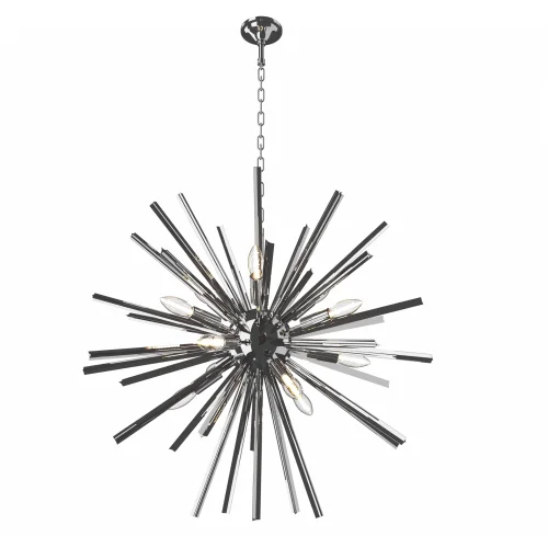 Светильник подвесной 0860CL-12CH Milosh Tendence прозрачный на 12 ламп, основание хром в стиле современный фото 6 Светильник подвесной 0860CL-12CH Milosh Tendence прозрачный на 12 ламп, основание хром в стиле современный фото 6