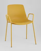 Стул Kaira, пластик горчичный УТ000039946 Stool Group, горчичный/пластик, ножки/пластик/горчичный, размеры - *815****