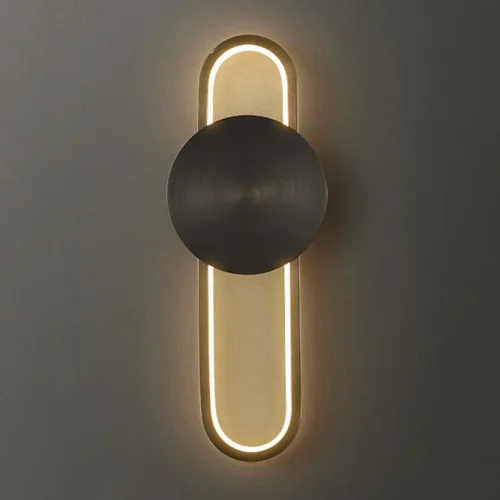 Настенный светильник HEIDY B Black 212045-23 ImperiumLoft белый на 1 лампа, основание чёрное в стиле современный  фото 11