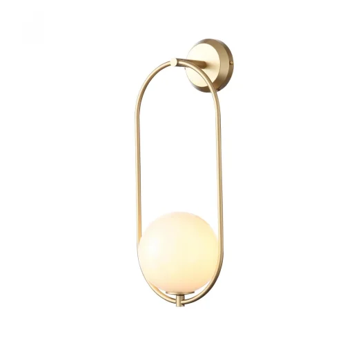 Бра Penolo SL1118.201.01 ST-Luce белый на 1 лампа, основание золотое в стиле современный 