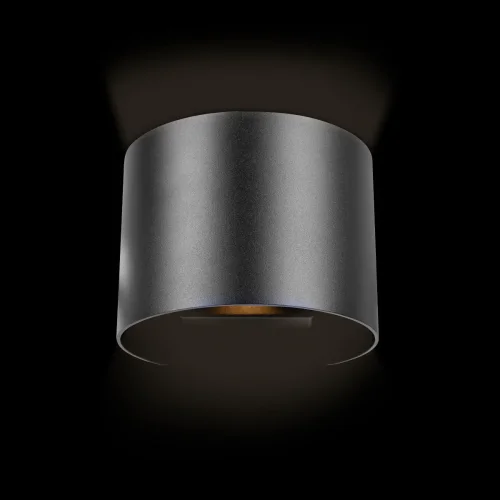 Настенный светильник LED Eterno 100011/B LOFT IT уличный IP54 чёрный 2 лампы, плафон чёрный в стиле современный хай-тек LED фото 2