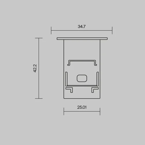Комплект заглушек (для профиля 35×42) 2 шт., ALM-3542-B-EC 642054 Maytoni цвет LED K, световой поток Lm фото 3