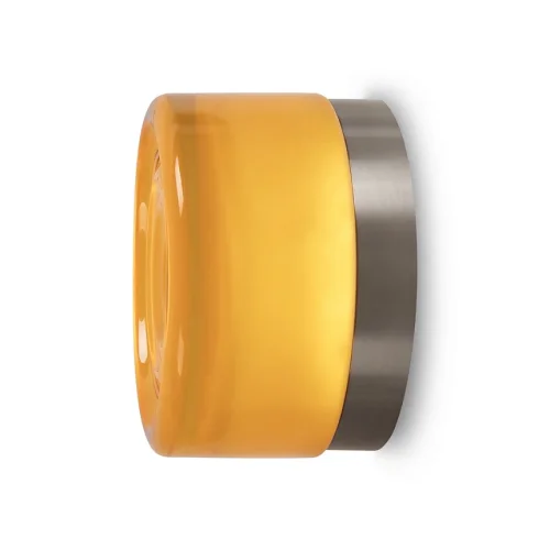 Бра LED Retro FR5603WL-L8YA1 Freya янтарный на 1 лампу, основание никель в стиле современный хай-тек фото 2