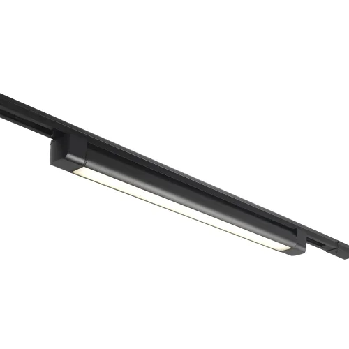 Трековый светильник однофазный CLT 0.31 010 40W BL M4000К Crystal Lux чёрный для шинопроводов серии Однофазная Тс чёрный фото 2