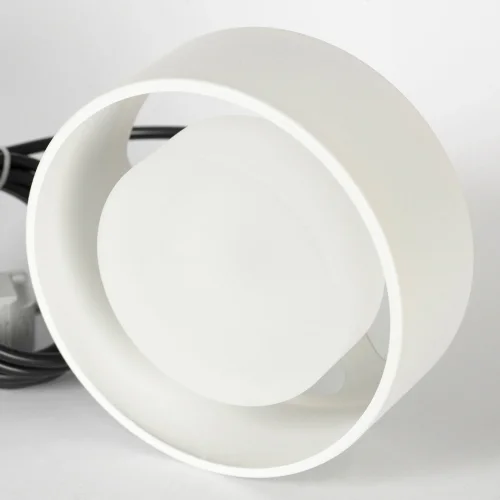 Светильник подвесной LED Lewisville LSP-7102 Lussole белый 1 лампа, основание белое в стиле хай-тек современный  фото 2