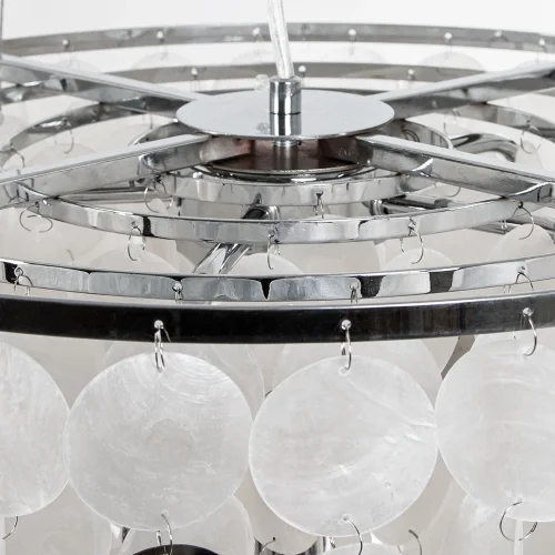 Люстра подвесная Pipirima A4100LM-6CC Arte Lamp белая на 6 ламп, основание хром в стиле современный фото 5 Люстра подвесная Pipirima A4100LM-6CC Arte Lamp белая на 6 ламп, основание хром в стиле современный фото 5