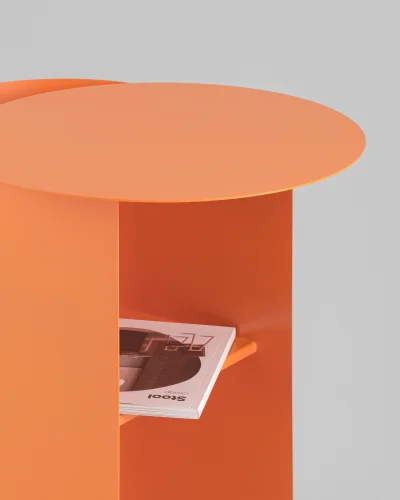 Журнальный столик Floire, металл, оранжевый УТ000041882 Stool Group столешница из фото 4
