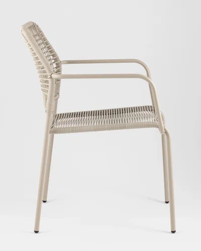 Стул Solaia, белый УТ000039920 Stool Group, белый/ротанг, ножки/металл/белый, размеры - *800**** фото 6