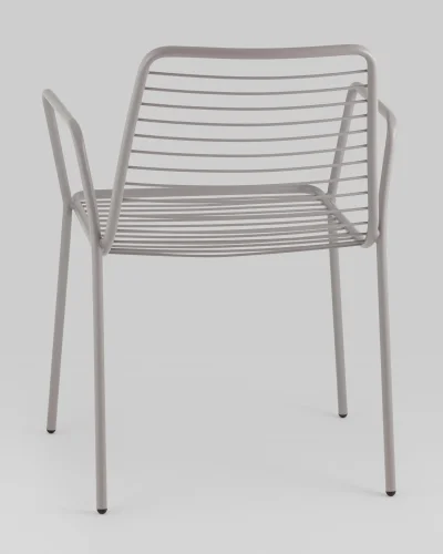 Стул с подлокотниками Дели металл серый УТ000039266 Stool Group, /, ножки//, размеры - *805***605*595 фото 5