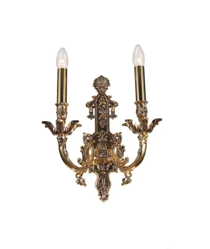Бра FIRENZE W1781.2 antique gold Lucia Tucci без плафона на 2 лампы, основание золотое в стиле классический Бра FIRENZE W1781.2 antique gold Lucia Tucci без плафона на 2 лампы, основание золотое в стиле классический