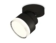 Светильник накладной XM8102028 Ambrella light чёрный 1 лампа, основание чёрное в стиле модерн хай-тек круглый