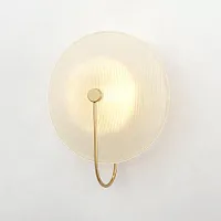 Настенный светильник EMMEN Золотой 179707-26 ImperiumLoft белый 1 лампа, основание золотое в стиле лофт современный 