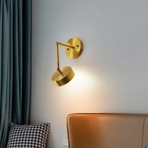 Настенный светильник LED TENN WALL 167377-26 ImperiumLoft латунь на 1 лампу, основание латунь в стиле современный фото 4