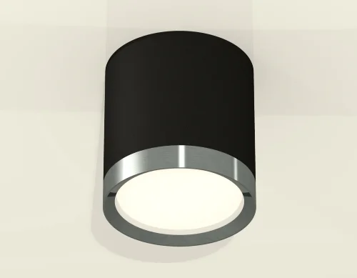 Светильник накладной XS8142006 Ambrella light чёрный 1 лампа, основание чёрное в стиле хай-тек круглый фото 2