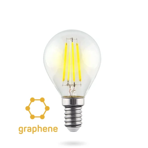Лампа LED Crystal Graphene 7137 Voltega VG10-G45E14cold9W-F  E14 7вт фото 2