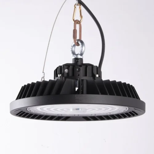 Светильник подвесной промышленный LED Urano 7426 Mantra чёрный 1 лампа, основание чёрное в стиле современный хай-тек промышленный фото 4