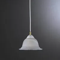 Светильник подвесной L 9602/16 Reccagni Angelo белый 1 лампа, основание белое в стиле классический 