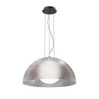 Светильник подвесной LED MOD472PL-L33B3K Batten Maytoni серый на 1 лампу, основание чёрное в стиле современный хай-тек 