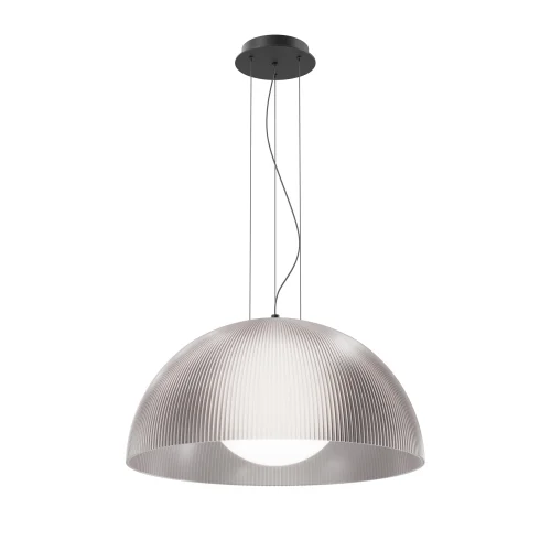 Светильник подвесной LED MOD472PL-L33B3K Batten Maytoni серый на 1 лампу, основание чёрное в стиле современный хай-тек 