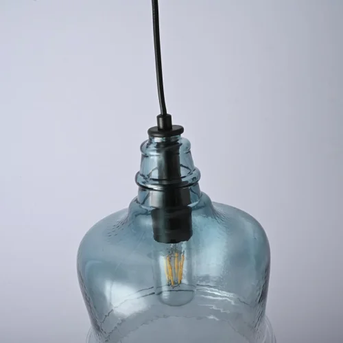 Светильник подвесной Adria 101277-26 ImperiumLoft прозрачный 1 лампа, основание чёрное в стиле современный  фото 8