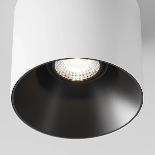 Светильник накладной Alfa LED C064CL-01-15W4K-RD-WB Maytoni белый на 1 лампу, основание белое в стиле современный круглый фото 2