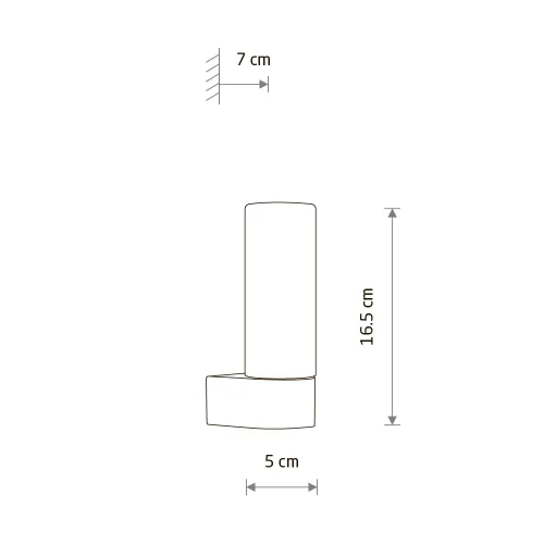 Бра Natalie 10724-NW Nowodvorski белый на 1 лампу, основание латунь в стиле современный фото 9 Бра Natalie 10724-NW Nowodvorski белый на 1 лампу, основание латунь в стиле современный фото 9