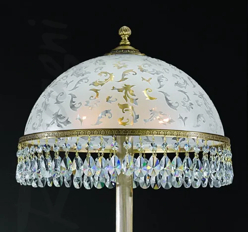 Торшер напольный  PN 6300/2 Reccagni Angelo  белый 2 лампы, основание золотое в стиле классический
 фото 4