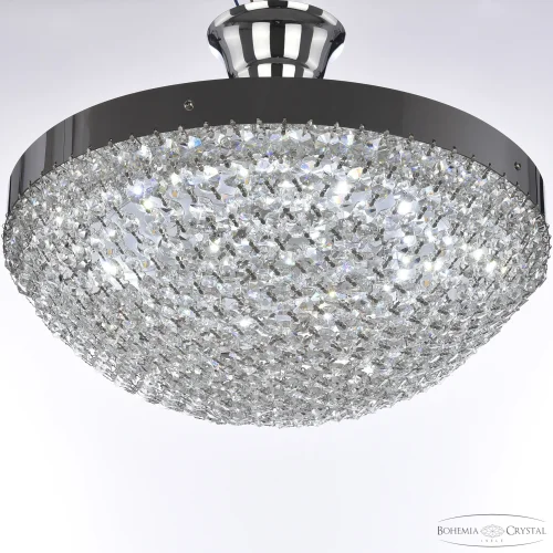 Люстра потолочная LED с пультом 19321/35NZ/LED-DIM Ni Bohemia Ivele Crystal прозрачная на 1 лампа, основание никель в стиле классический r фото 3