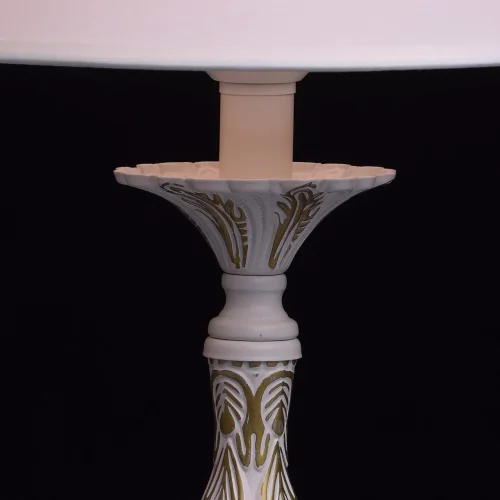 Настольная лампа Свеча 301039501 MW-Light белая 1 лампа, основание патина белое металл в стиле классический  фото 6