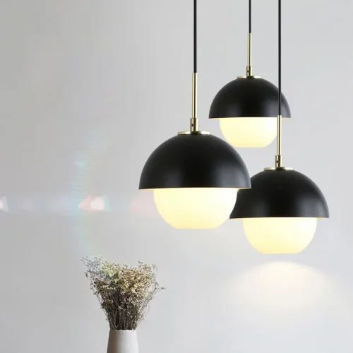 Светильник подвесной OLVE 140908-26 ImperiumLoft белый на 1 лампу, основание латунь в стиле скандинавский фото 9 Светильник подвесной OLVE 140908-26 ImperiumLoft белый на 1 лампу, основание латунь в стиле скандинавский фото 9