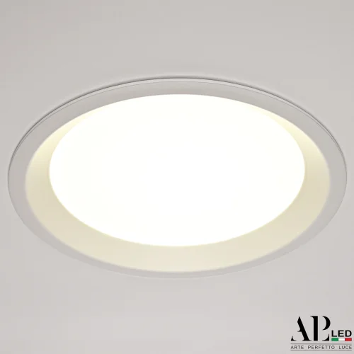 Светильник точечный LED Ingrid 3322.LDY16016/16W/4K Arte Perfetto Luce белый 1 лампа, основание белое в стиле современный 