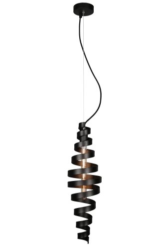 Светильник подвесной лофт Annetta OML-90406-01 Omnilux чёрный 1 лампа, основание чёрное в стиле лофт 