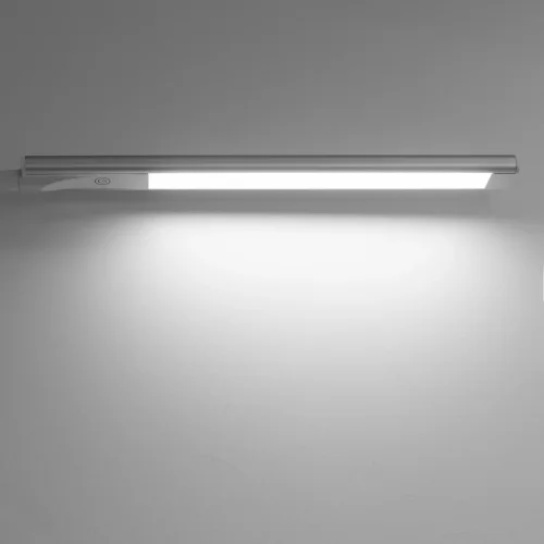 Настольная лампа на струбцине LED Рио CL803090N Citilux серая 1 лампа, основание белое металл в стиле хай-тек современный  фото 9