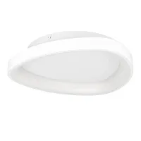 Светильник потолочный LED Loretello 901583 Eglo белый на 1 лампу, основание белое в стиле современный круглый