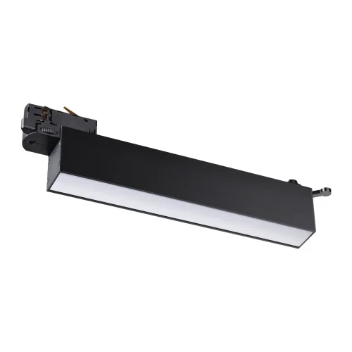 Трековый светильник трехфазный Iter 358837 Novotech чёрный для шинопроводов серии Iter фото 3
