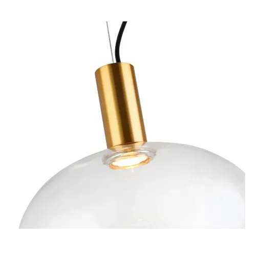 Светильник подвесной LED Allenore SL1582.303.01 ST-Luce прозрачный 1 лампа, основание бронзовое в стиле современный  фото 3