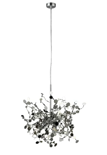 Светильник подвесной GARDEN SP3 D400 CHROME Crystal Lux хром 3 лампы, основание хром в стиле современный ветви